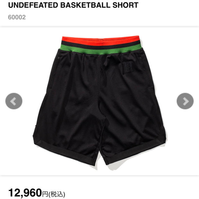 UNDEFEATED(アンディフィーテッド)の※ローラー様専用  Undefeated Basketballパンツ M メンズのパンツ(ショートパンツ)の商品写真