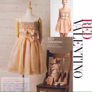 レッドヴァレンティノ(RED VALENTINO)のタグ付希少SWEET掲載RED VALENTINOレッドヴァレンティノワンピ完売(ひざ丈ワンピース)