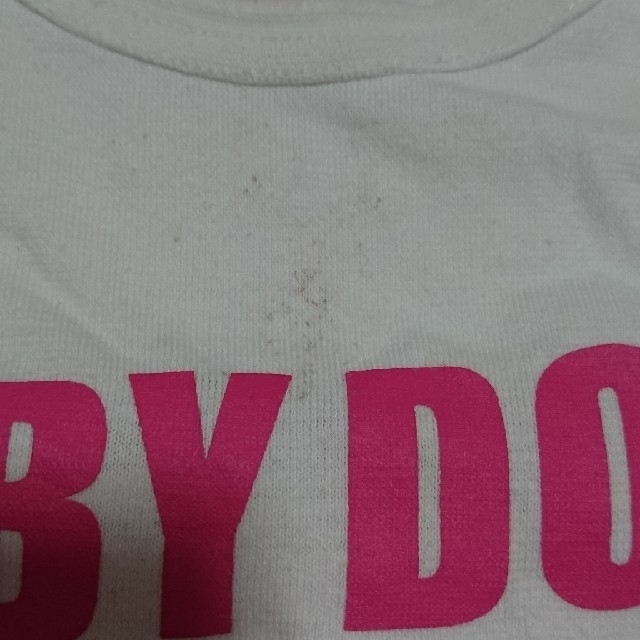 BABYDOLL(ベビードール)のベビードール Tシャツ 白 キッズ/ベビー/マタニティのキッズ服女の子用(90cm~)(Tシャツ/カットソー)の商品写真