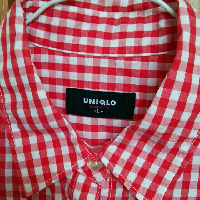 UNIQLO(ユニクロ)のユニクロ 袖無しチェックシャツ レディースのトップス(シャツ/ブラウス(半袖/袖なし))の商品写真