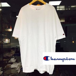 チャンピオン(Champion)の2枚セット■ホワイト/2XL Champion チャンピオン ビックTシャツ(Tシャツ/カットソー(半袖/袖なし))