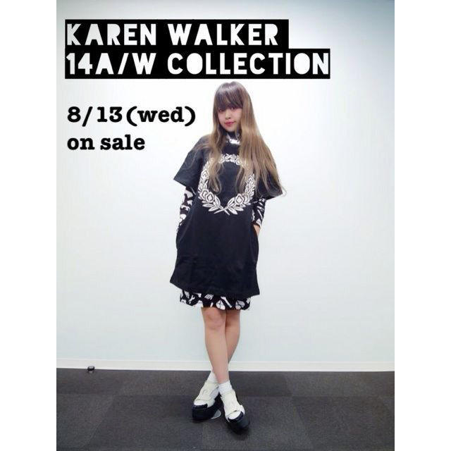 KAREN WALKER(カレンウォーカー)のKAREN WARKER カレンウォーカー 刺繍ワンピース  レディースのワンピース(ミニワンピース)の商品写真