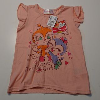 アンパンマン(アンパンマン)のアンパンマンの肩フリルTシャツ/ドキンちゃんとコキンちゃん仲良し/100サイズ(Tシャツ/カットソー)