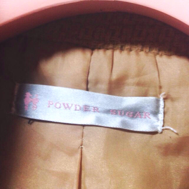 POWDER SUGAR(パウダーシュガー)のキャラメル色♡パウダーシュガーコート＊ レディースのジャケット/アウター(ロングコート)の商品写真