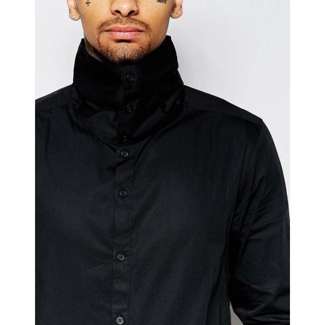 RAF SIMONS - 新品ASOS変形ハイネックドレスシャツXSの通販 by RAF SIMONS - 新品ASOS変形ハイネックドレスシャツXSの通販 by