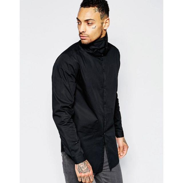 RAF SIMONS - 新品ASOS変形ハイネックドレスシャツXSの通販 by RAF SIMONS - 新品ASOS変形ハイネックドレスシャツXSの通販 by