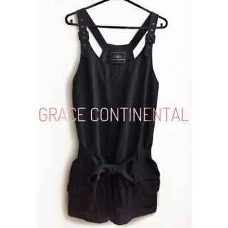 グレースコンチネンタル(GRACE CONTINENTAL)のグレースコンチネンタル【美品】《夏物》オールインワン サロペット(サロペット/オーバーオール)