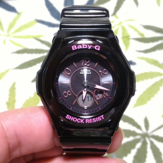 Baby-G(ベビージー)の電波ソーラー　腕時計　CASIO Baby-G bga-1030st　文字ピンク レディースのファッション小物(腕時計)の商品写真