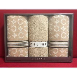 セリーヌ(celine)の【新品】CELINE セリーヌフェイスタオル3枚セット(タオル/バス用品)