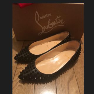 クリスチャンルブタン(Christian Louboutin)の★パリにて購入★ルブタン フラット スパイク size36(ハイヒール/パンプス)