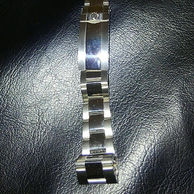 ロレックスタイプ！GMT デイトナ用　社外ステンレスベルト メンズの時計(金属ベルト)の商品写真