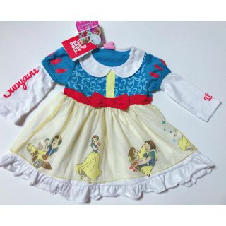 ベビードール(BABYDOLL)の新品 ベビードール 80 白雪姫ワンピース ディズニー プリンセス(ワンピース)