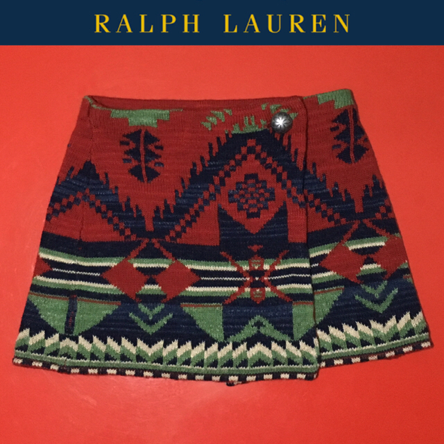 POLO RALPH LAUREN(ポロラルフローレン)のRALPH LAUREN スカート ネイティブ ラルフローレン コンチョ ナバホ キッズ/ベビー/マタニティのキッズ服女の子用(90cm~)(スカート)の商品写真