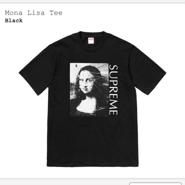 L 黒 Supreme Mona Lisa Tee