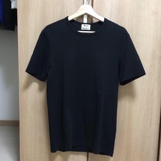 アクネ(ACNE)のアクネ 無地黒Tシャツ(Tシャツ/カットソー(半袖/袖なし))