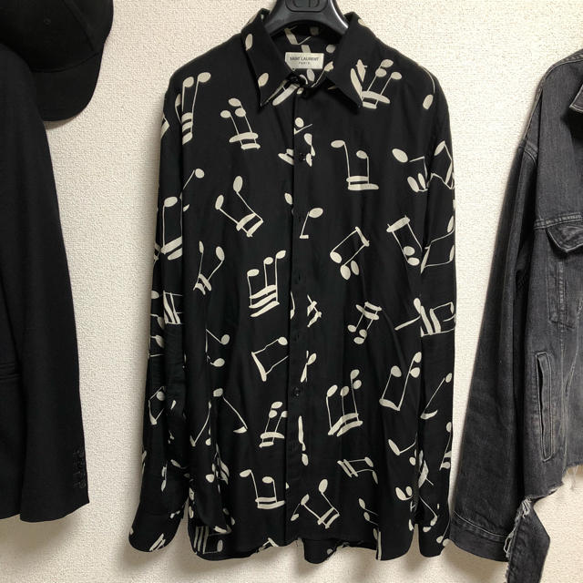 Saint Laurent - saint laurent paris 音符シャツの通販 by selectshop ...