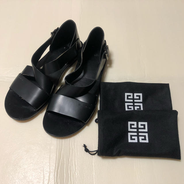 GIVENCHY(ジバンシィ)のGIVENCHY ジバンシィ レザー サンダル サイズ 43 メンズの靴/シューズ(サンダル)の商品写真