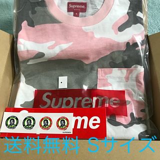 シュプリーム(Supreme)のSupreme Pocket Tee Pink Camo Sサイズ ポケT(Tシャツ/カットソー(半袖/袖なし))