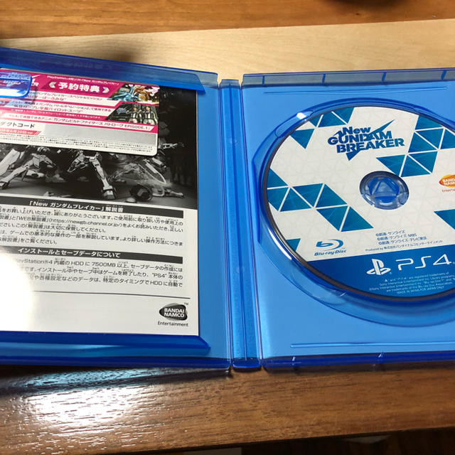 PlayStation4(プレイステーション4)のニューガンダムブレイカー エンタメ/ホビーのゲームソフト/ゲーム機本体(家庭用ゲームソフト)の商品写真