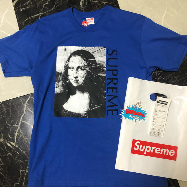 Supreme - supreme Mona Lisa Tee M モナリザ Tシャツ BLUEの通販 by