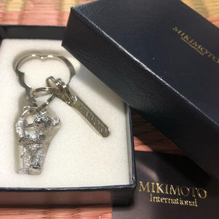 ミキモト(MIKIMOTO)のミキモト  テディベア キーホルダー(キーホルダー)