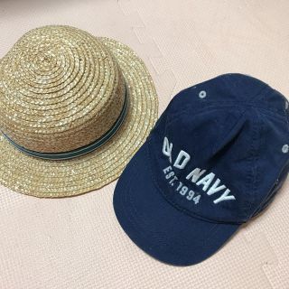 オールドネイビー(Old Navy)の麦わら帽子のみ(帽子)