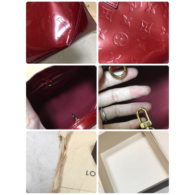 ルイヴィトン LV ヴェルニ ウィルシャーPM レッド ルイヴィトン LV ヴェルニ ウィルシャーPM レッド