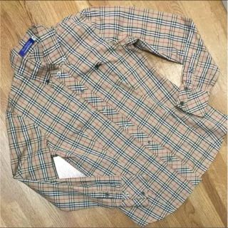 バーバリーブルーレーベル(BURBERRY BLUE LABEL)の値下げ！未使用★バーバーリー ブルーレーベル シャツ 38 ベージュ(シャツ/ブラウス(長袖/七分))