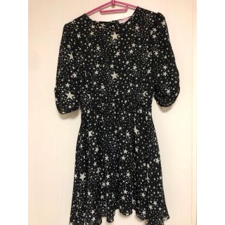 エイソス(asos)の値下げしました！asos petite ★星★プリントワンピース(ひざ丈ワンピース)