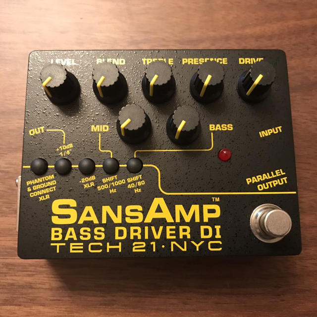 TECH21 SansAmp BASS DRIVER DI Ver.2 - ベースエフェクター