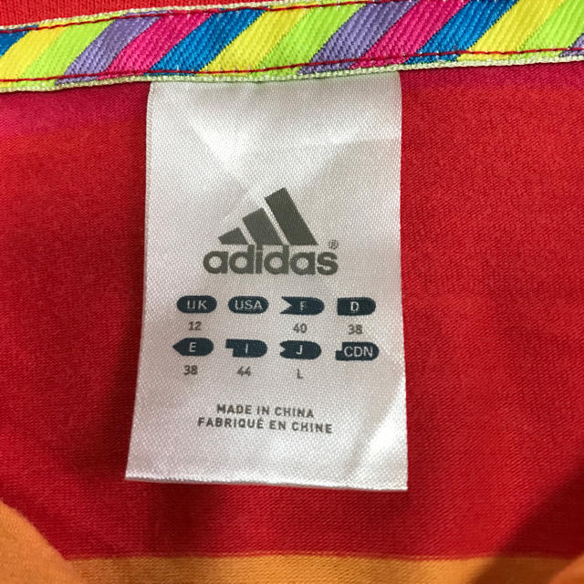 adidas(アディダス)のadidas Tシャツ ボーダー レディースのトップス(Tシャツ(半袖/袖なし))の商品写真