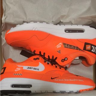 ナイキ(NIKE)のAIR MAX 1 LX JUST DO IT オレンジ(スニーカー)