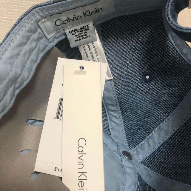 Calvin Klein(カルバンクライン)のCalvin Klein デニムキャップ レディースの帽子(キャップ)の商品写真