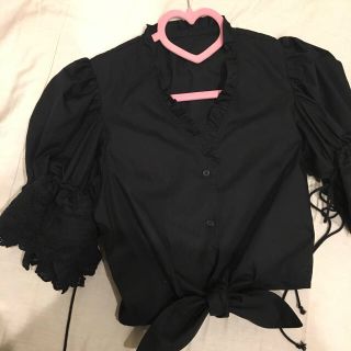 スライ(SLY)のcotton スカラップレース tops(シャツ/ブラウス(半袖/袖なし))