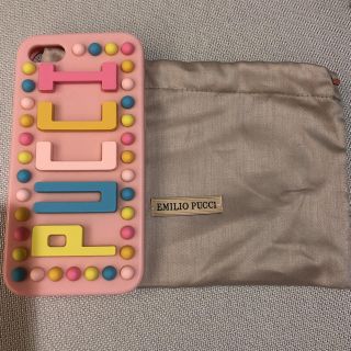 エミリオプッチ(EMILIO PUCCI)のEmilio Pucci iphone ケース (7/8用）ピンク(iPhoneケース)