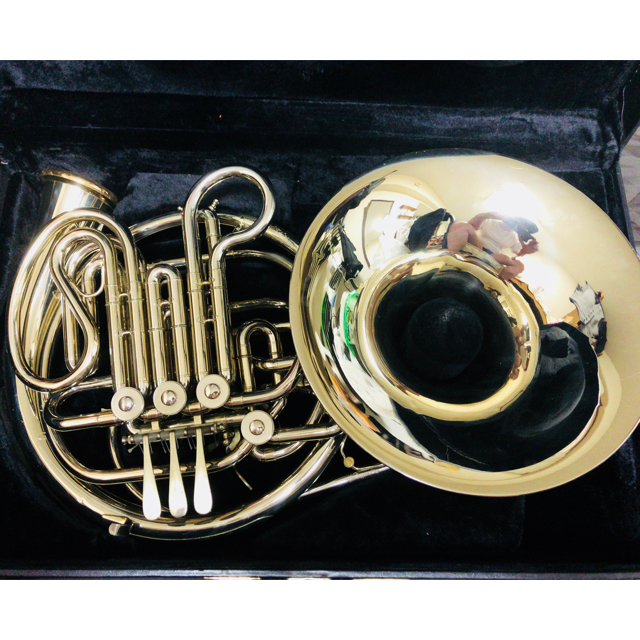 【動作確認・簡易メンテ済み！】ホルトン h479 フルダブルホルン 楽器の管楽器(ホルン)の商品写真