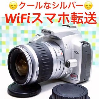 キヤノン(Canon)の初心者さんはコレ✨スマホ転送‼️キャノン  シルバー canon 一眼レフ(デジタル一眼)