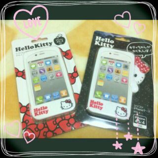 iPhone4s♡キティーカバー(モバイルケース/カバー)