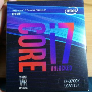 i7-8700k 未開封(PCパーツ)