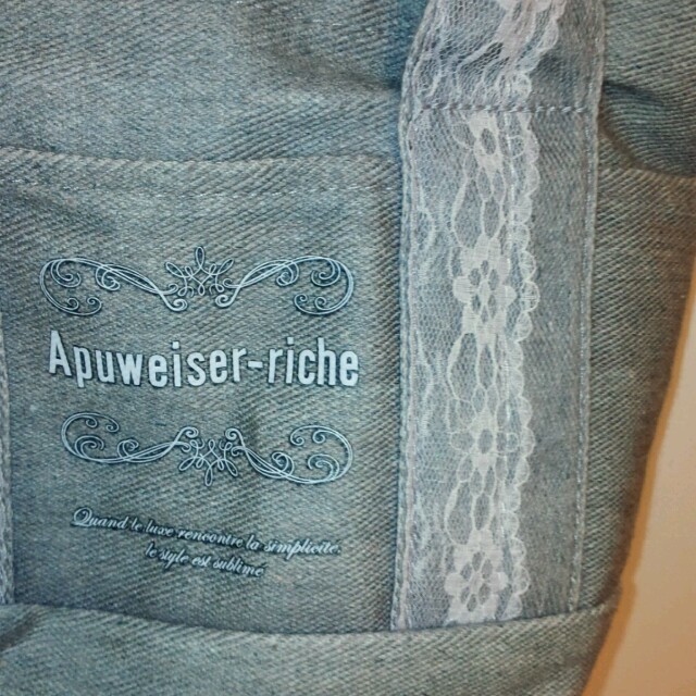 Apuweiser-riche(アプワイザーリッシェ)のアプワイザーリッシェデニムミニトート レディースのバッグ(エコバッグ)の商品写真