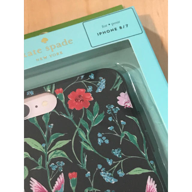 kate spade new york(ケイトスペードニューヨーク)の新品ケイトスペード iPhone7/8ケース jeweled jardin  スマホ/家電/カメラのスマホアクセサリー(iPhoneケース)の商品写真