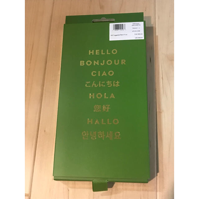 kate spade new york(ケイトスペードニューヨーク)の新品ケイトスペード クリアiPhone Xケース bloosm スマホ/家電/カメラのスマホアクセサリー(iPhoneケース)の商品写真