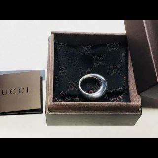 グッチ(Gucci)の正規品 GUCCI 純銀 ボリューム リング(リング(指輪))