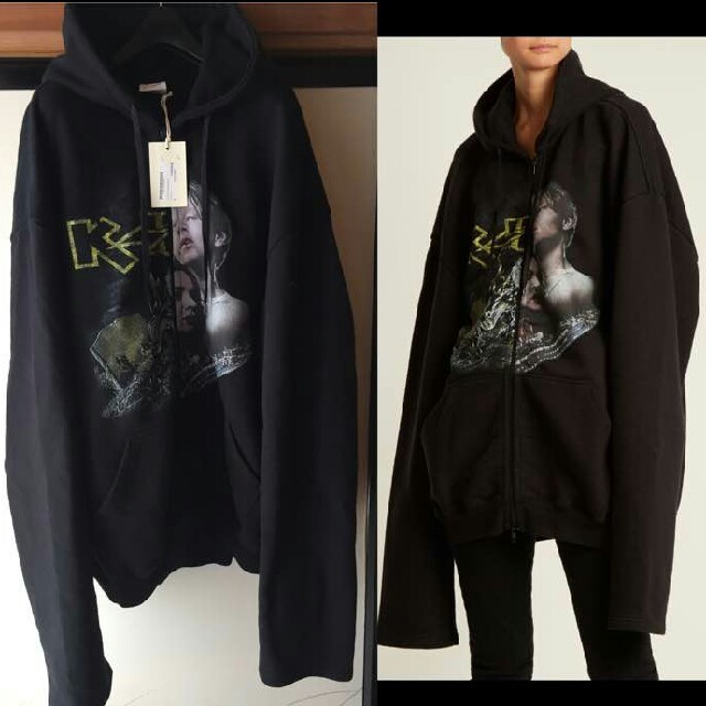 人気定番 vetements kiss ジップ パーカー タイタニック 超歓迎好評