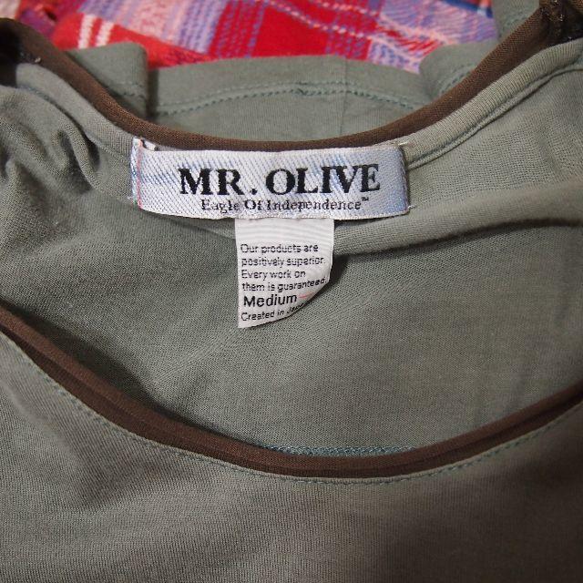 Mr.OLIVE(ミスターオリーブ)の良美品!ミスターオリーブ　5分袖Ｔシャツ メンズのトップス(Tシャツ/カットソー(半袖/袖なし))の商品写真