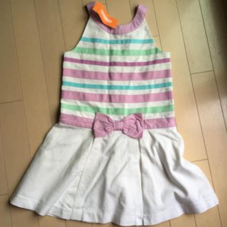 ジンボリー(GYMBOREE)の新品タグつき ジンボリー GYMBOREEリボンワンピース(ワンピース)