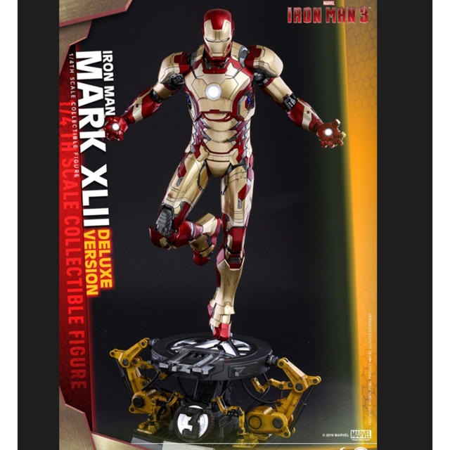 MARVEL - ホットトイズ アイアンマン マーク42 1/4 トイサピ限定版の