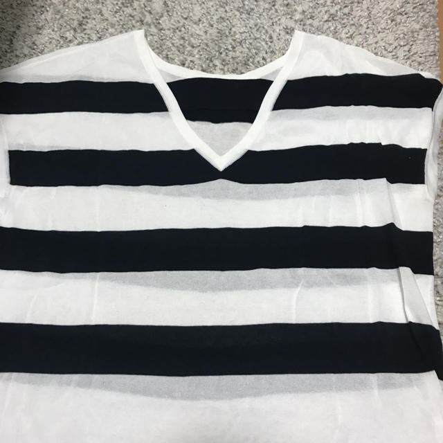 PLST(プラステ)のPLSTボーダーTシャツ レディースのトップス(Tシャツ(半袖/袖なし))の商品写真