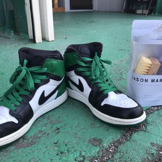 ナイキ(NIKE)のaj1 セルティックス エアジョーダン1 グリーン aj1 緑 aj1 dmp(スニーカー)