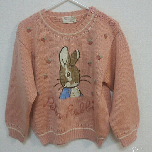 familiar(ファミリア)のファミリア ピーターラビット キッズ/ベビー/マタニティのキッズ服女の子用(90cm~)(ニット)の商品写真